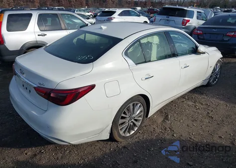 2021 Infiniti Q50 Luxe Awd z USA, uszkodzony, nr VIN JN1EV7BR8MM752221